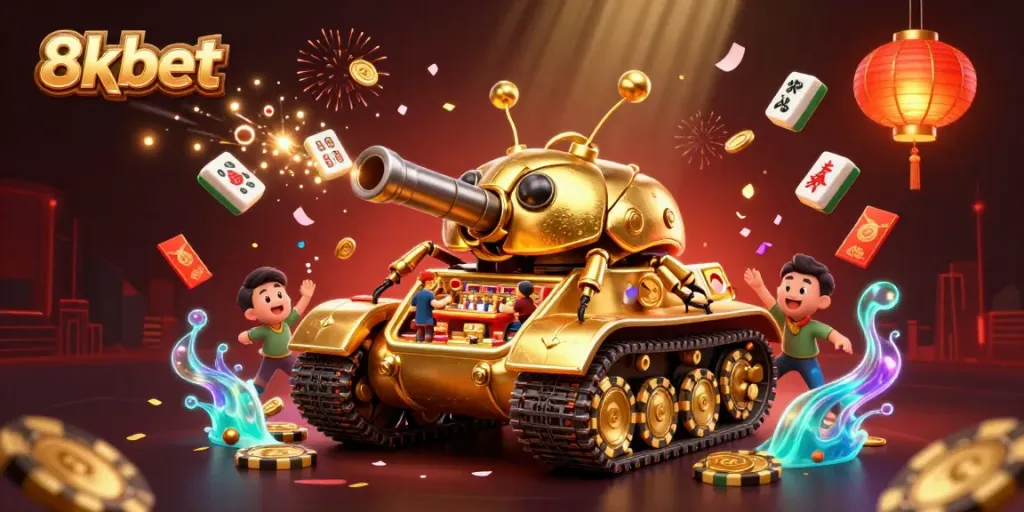Experience the excitement at 8xbet with our unique and vibrant casino illustration featuring dynamic gaming elements.