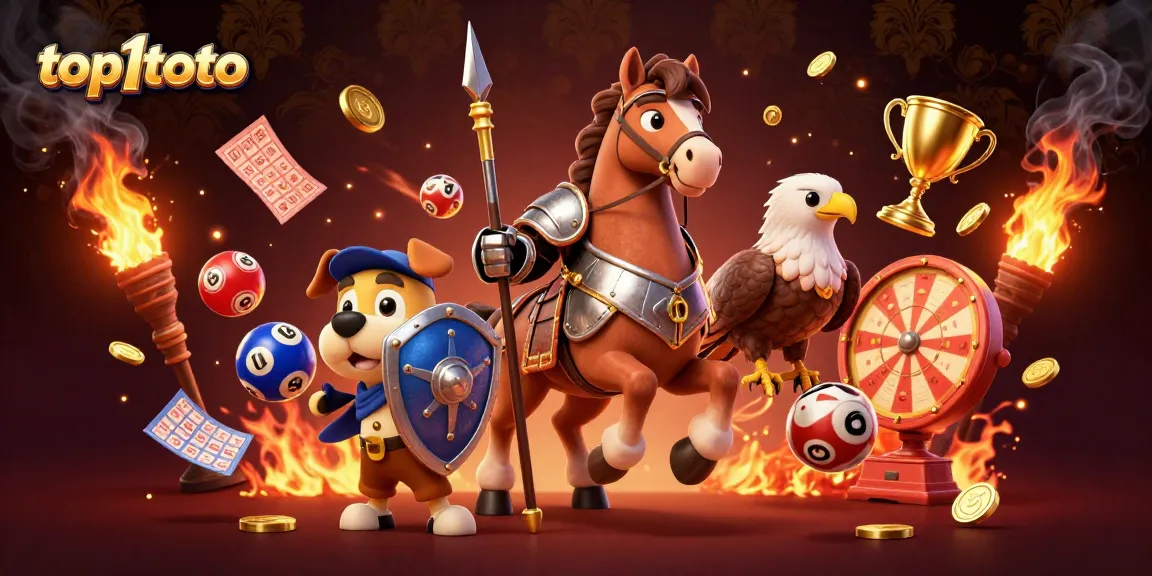 Experience thrilling gameplay at top1toto as the knight battles for lottery wins with energetic casino elements.