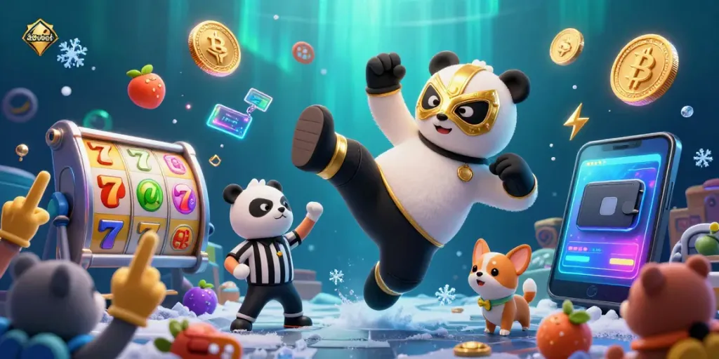 Engage in thrilling action at 88vbet with a panda wrestler and exciting slot elements.