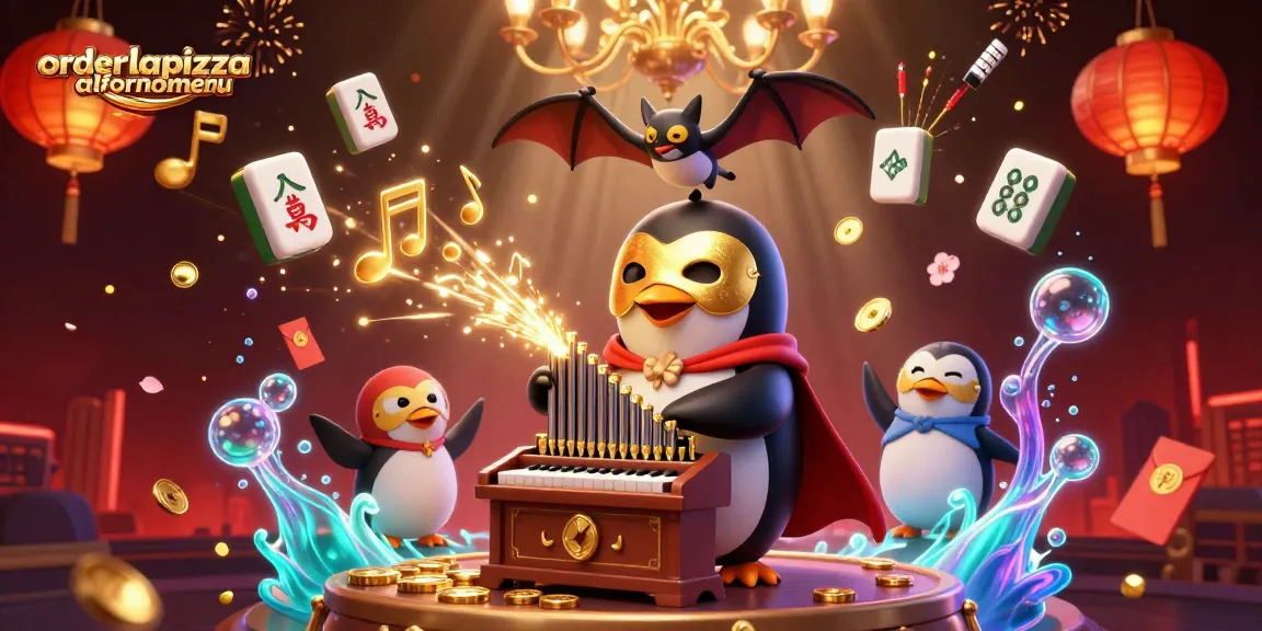 Permainan gacor menyenangkan dengan orderlapiazzaalfornomenu, penguin opera dan koin emas memukau.