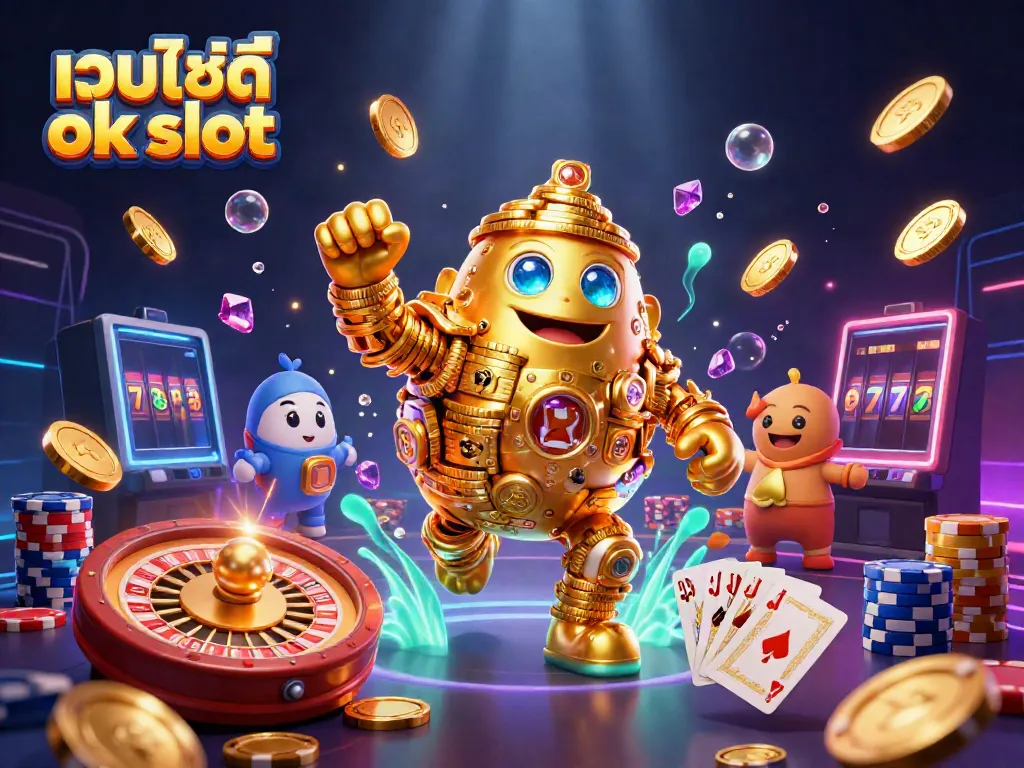 เล่นเดิมพันที่เว็บไซต์ ok slot มาพร้อมกับความสนุกและโบนัสหลากหลาย