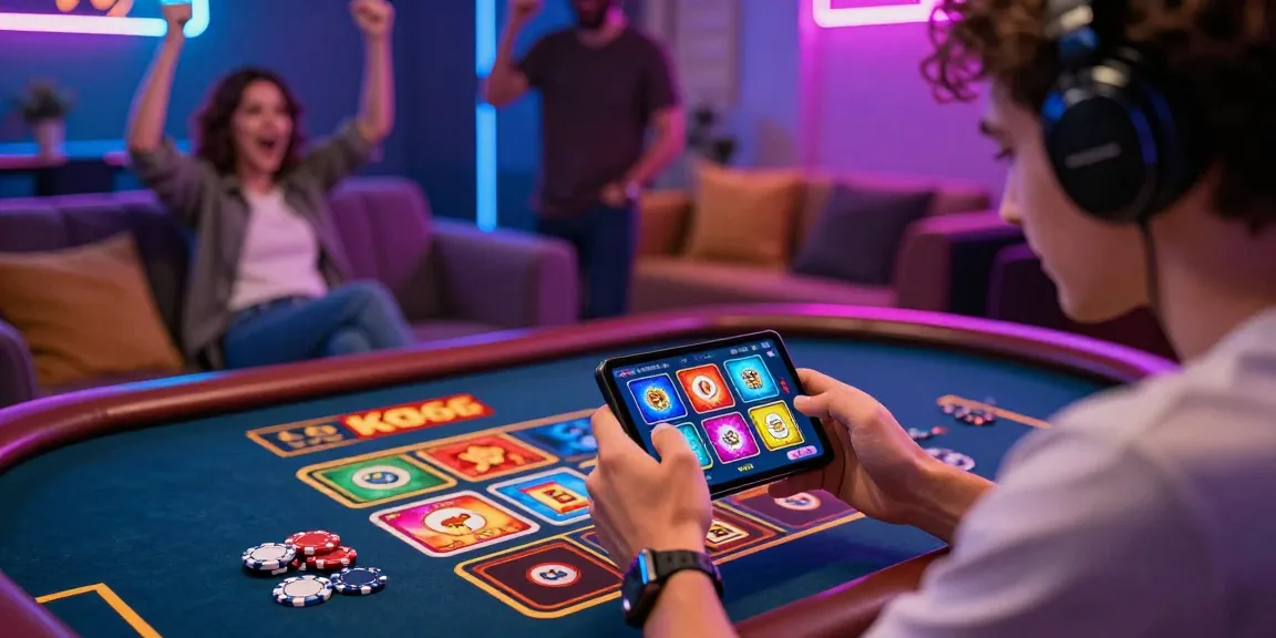 Exciting KO66 mobile gaming experience with colorful games and vibrant atmosphere