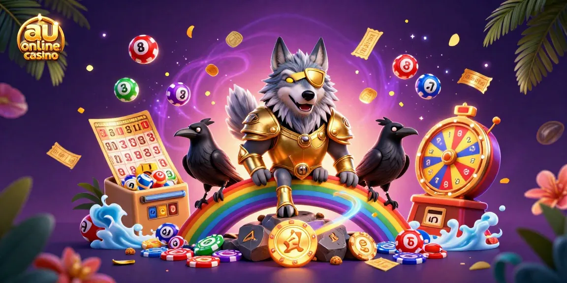 Engage in thrilling experiences at an au online casino with vibrant illustrations of mystical characters.