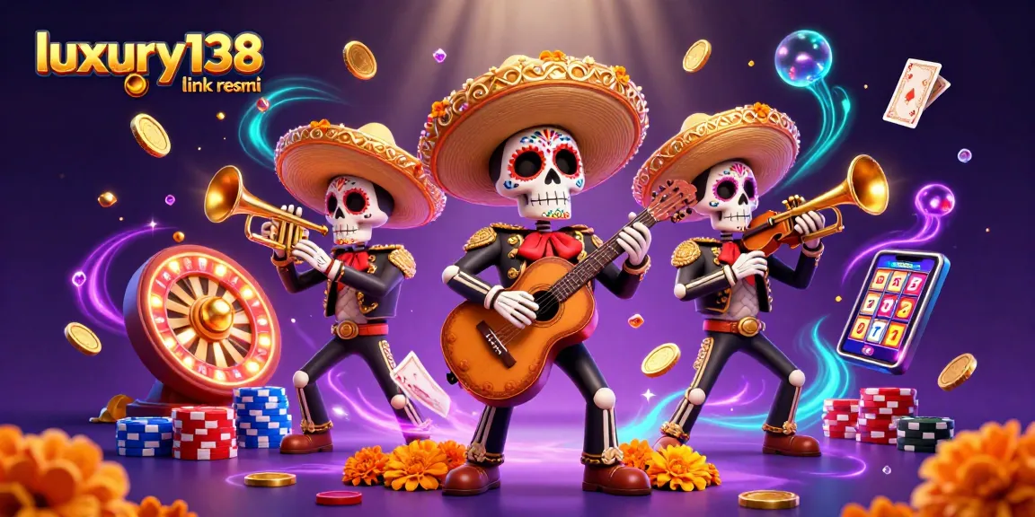 Menghasilkan pengalaman bertaruh yang menyenangkan di luxury138 link resmi dengan band mariachi tulang yang penuh warna dan perhiasan kasino.