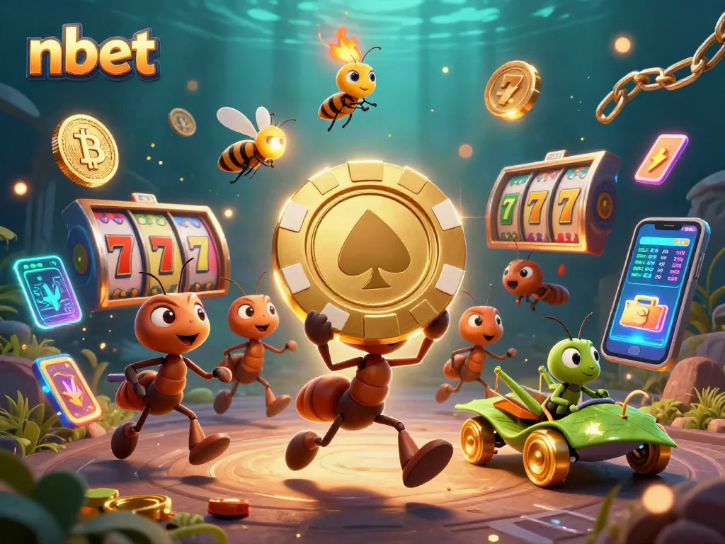 Nbet offers thrilling gaming experiences with a heist theme featuring ants, showcasing engaging slot games.