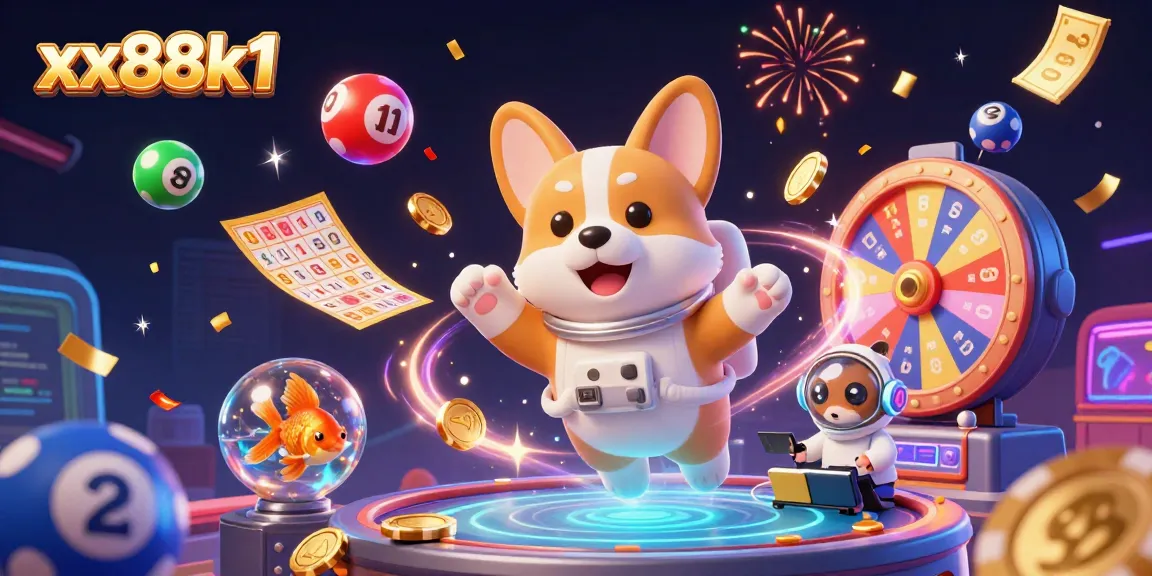 Experience entertainment at xx88k1 with a lively, colorful casino scene full of thrilling games.