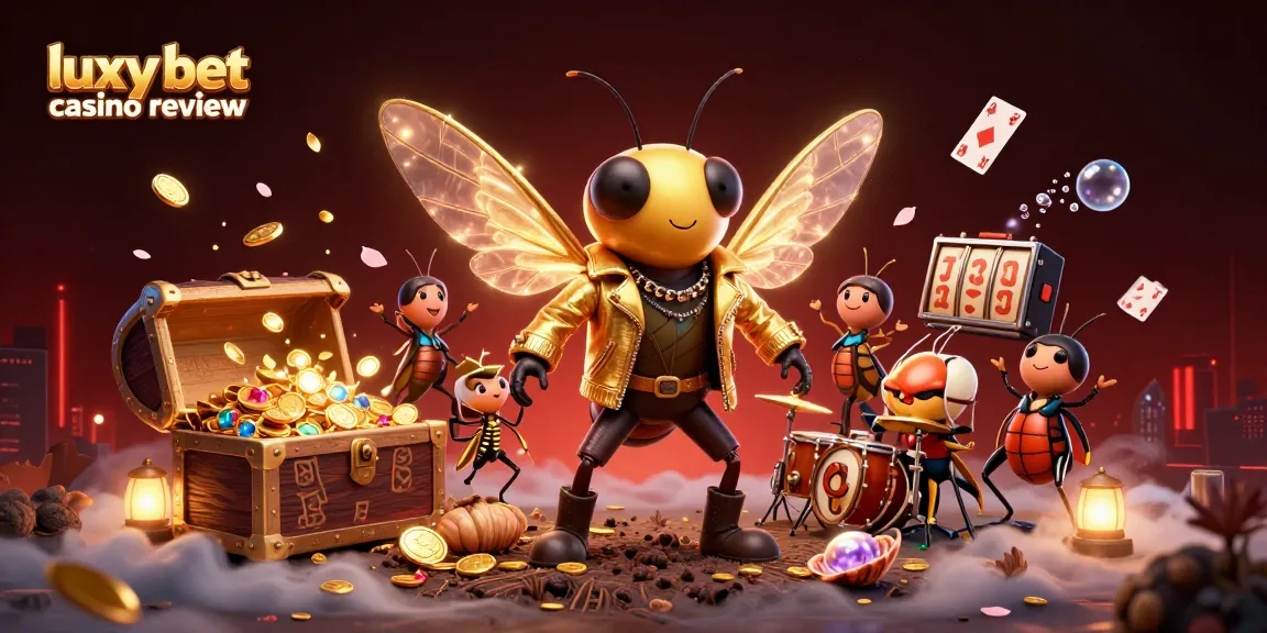 Experience thrilling gameplay with luxy bet casino review featuring vibrant 3D graphic scene and exciting game elements.