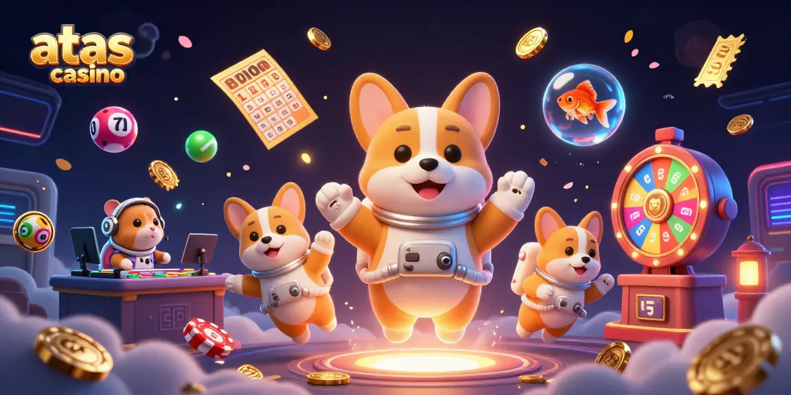 Experience engaging gameplay at atas casino with vibrant interactions in a cosmic casino setting.