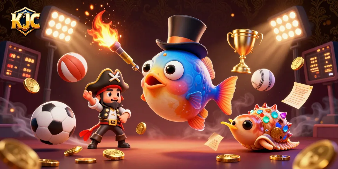 KJC's deep-sea adventure with anglerfish, shrimp, and sea snail in a dynamic online betting scene.