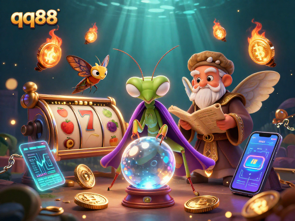 Engage with qq88 in a vibrant online casino world filled with slots and fortune-telling magic.