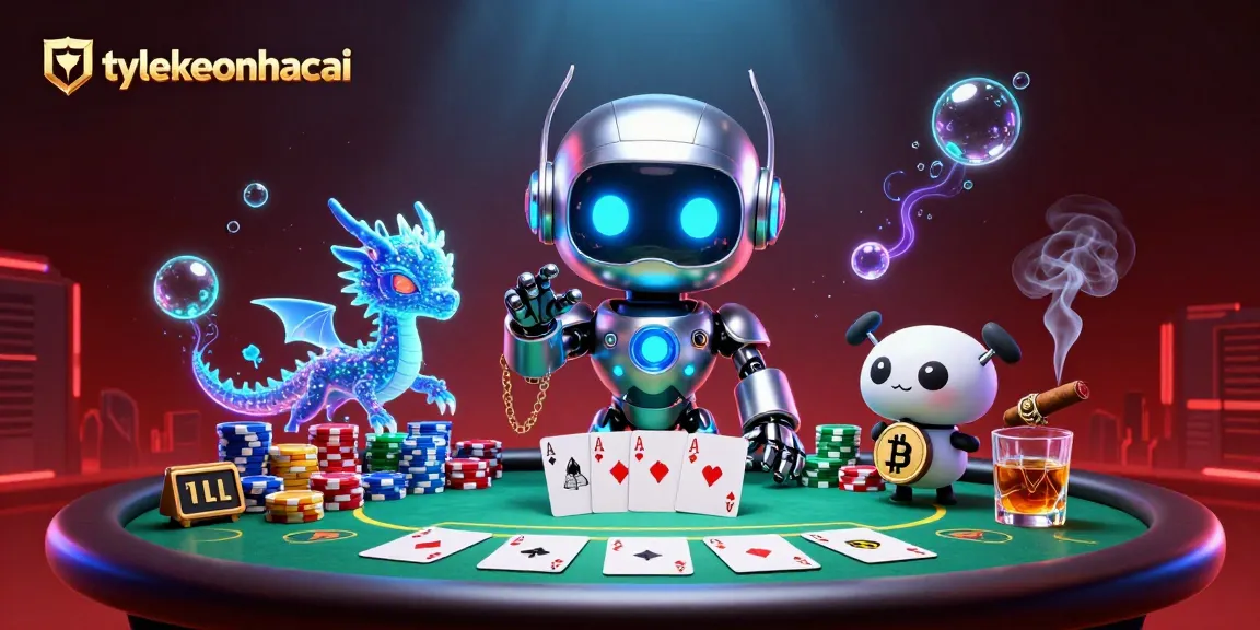 Engage in thrilling sports betting action with tylekeonhacai's 3D cyberpunk illustration