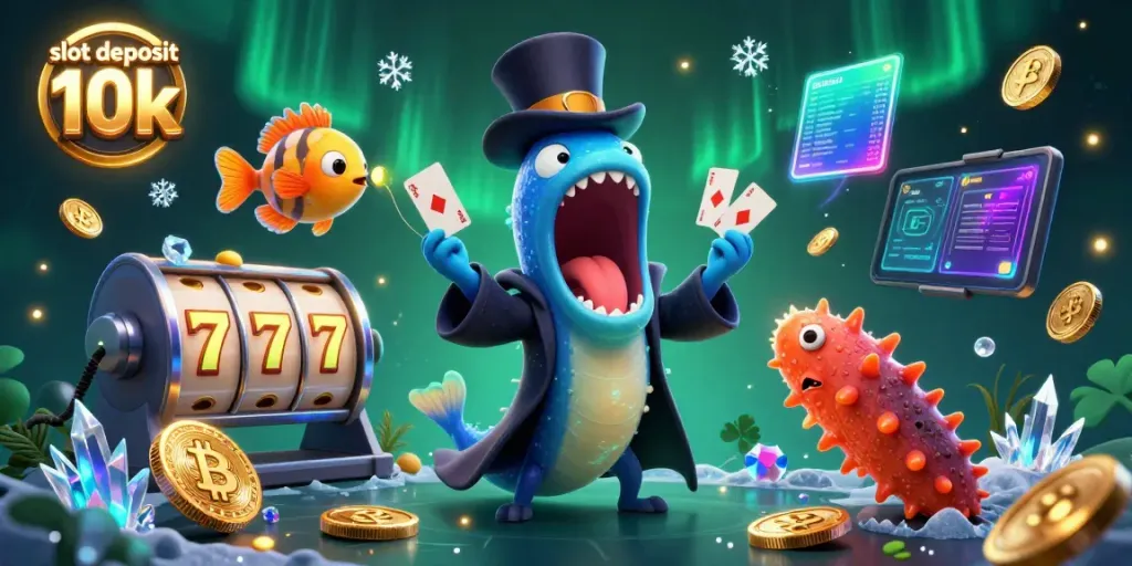 Dapatkan pengalaman slot deposit 10k dengan ilustrasi 3D yang menampilkan aksi menarik dalam dunia kasino.