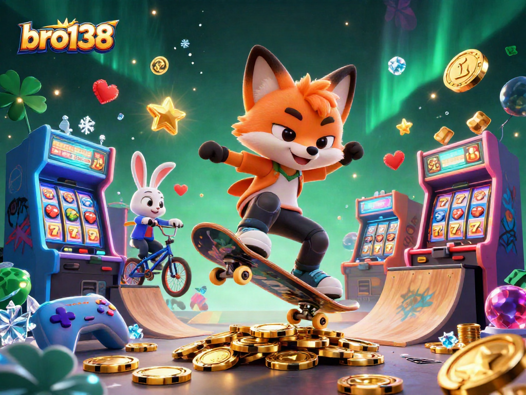 Experience exciting gameplay with bro138 featuring lively characters and vibrant casino elements.