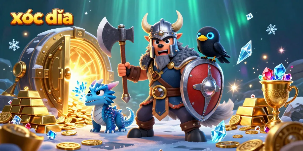 Engage in xóc đĩa with vibrant characters and dynamic gaming elements in a captivating illustration.