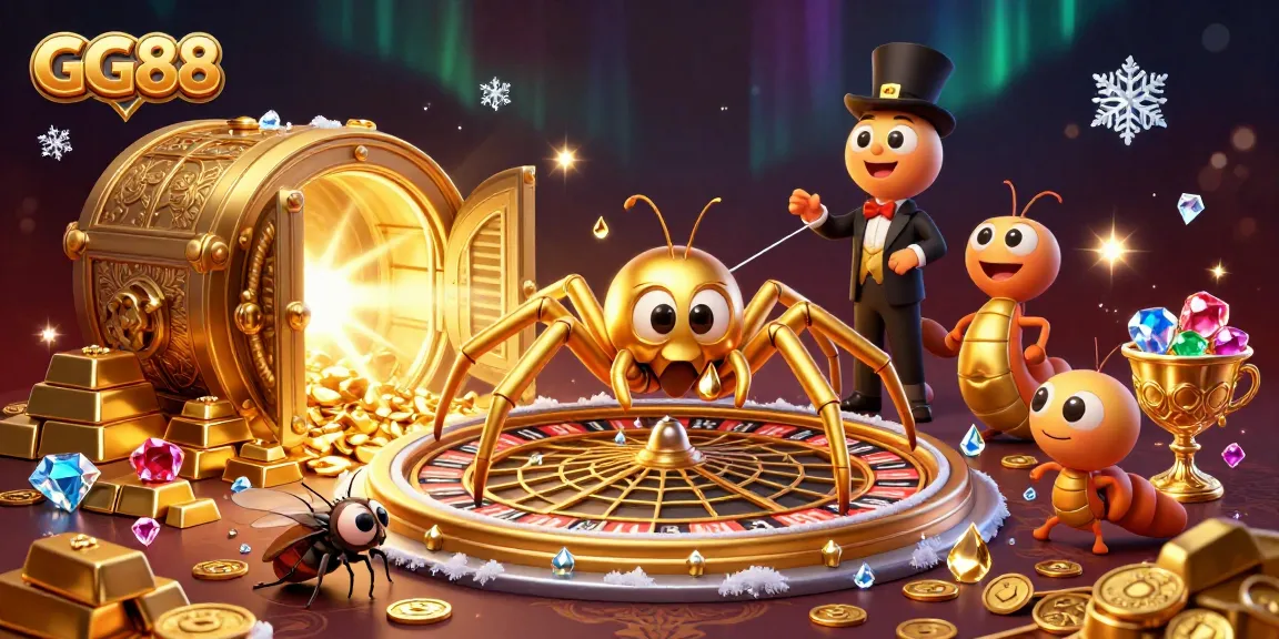 Experience the thrilling gameplay of GG88 with vibrant characters and gold-rich casino elements.
