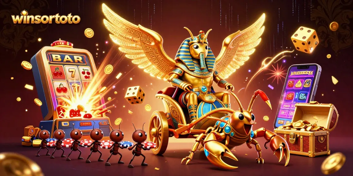 Memenangkan jackpot besar di winsortoto dengan slot yang penuh keberuntungan dan simbol menguntungkan.